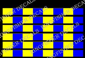 Single Blue & Yellow Battenberg Markings